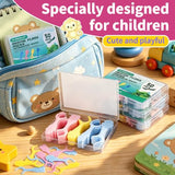 Alosalut 200 Count Dental Floss Picks for Kids - Easy-to-Use Fun Animal-Shape Toddler Flossers - Saf - 200 Count
