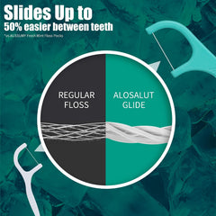 Alosalut B0FS6CVB89 840 Count Mint Dental Floss Picks - detail 3