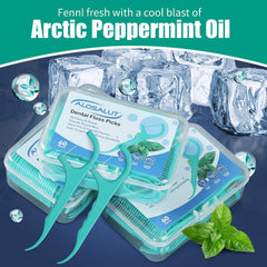Alosalut B0FS6CVB89 840 Count Mint Dental Floss Picks - detail 6