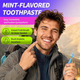 Alosalut Pre-Pasted Disposable Toothbrushes - Individually Wrapped Mini Travel Toothbrush with Floss - Pink (36 Pack)